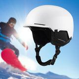 Maxbell Ski Helmet Portable Snowboard Helmet for Skateboarding Outdoor Winter Sports White