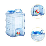 Maxbell Water Container with Spigot Portable 28 L Water Tank for BBQ Car Backpacking No Spare Faucet