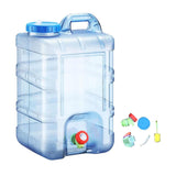 Maxbell Water Container with Spigot Portable 28 L Water Tank for BBQ Car Backpacking with Spare Faucet