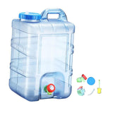 Maxbell Water Container with Spigot Portable 28 L Water Tank for BBQ Car Backpacking with Spare Faucet