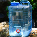 Maxbell Water Container with Spigot Portable 28 L Water Tank for BBQ Car Backpacking with Spare Faucet