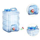 Maxbell Water Container with Spigot Portable 28 L Water Tank for BBQ Car Backpacking with Spare Faucet