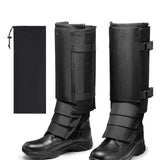Maxbell Leg Gaiters Snake Gaiters Waterproof Leg Guards for Fishing Climbing Hunting 54cmx43cm Black