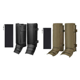 Maxbell Leg Gaiters Snake Gaiters Waterproof Leg Guards for Fishing Climbing Hunting 54cmx43cm Black