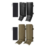 Maxbell Leg Gaiters Snake Gaiters Waterproof Leg Guards for Fishing Climbing Hunting 54cmx43cm Black