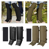 Maxbell Leg Gaiters Snake Gaiters Waterproof Leg Guards for Fishing Climbing Hunting 54cmx43cm Black