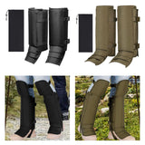 Maxbell Leg Gaiters Snake Gaiters Waterproof Leg Guards for Fishing Climbing Hunting 54cmx43cm Black
