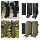 Maxbell Leg Gaiters Snake Gaiters Waterproof Leg Guards for Fishing Climbing Hunting 54cmx43cm Black