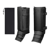 Maxbell Leg Gaiters Snake Gaiters Waterproof Leg Guards for Fishing Climbing Hunting 54cmx43cm Black