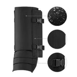 Maxbell Leg Gaiters Snake Gaiters Waterproof Leg Guards for Fishing Climbing Hunting 54cmx43cm Black