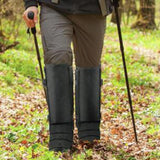 Maxbell Leg Gaiters Snake Gaiters Waterproof Leg Guards for Fishing Climbing Hunting 54cmx43cm Black