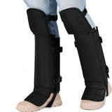 Maxbell Leg Gaiters Snake Gaiters Waterproof Leg Guards for Fishing Climbing Hunting 54cmx43cm Black