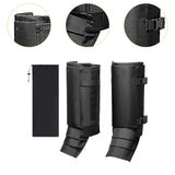 Maxbell Leg Gaiters Snake Gaiters Waterproof Leg Guards for Fishing Climbing Hunting 54cmx61cm Black