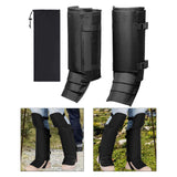 Maxbell Leg Gaiters Snake Gaiters Waterproof Leg Guards for Fishing Climbing Hunting 54cmx61cm Black