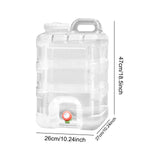 Maxbell Water Bucket 28 L with Faucet Water Carrier for BBQ Self Driving Cars Hiking No Cover Faucet
