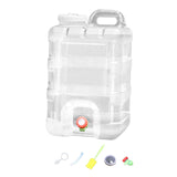 Maxbell Water Bucket 28 L with Faucet Water Carrier for BBQ Self Driving Cars Hiking With Cover Faucet