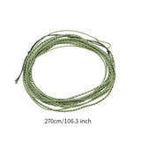 Maxbell Sinking Tenkara Line 2.7 M Freshwater Lightweight Saltwater Fly Fishing Line Light Green