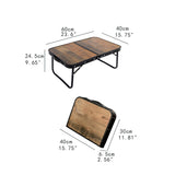 Maxbell Camping Folding Table with Handle Practical Portable for BBQ Garden Backyard