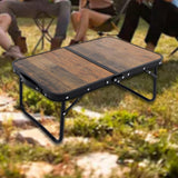 Maxbell Camping Folding Table with Handle Practical Portable for BBQ Garden Backyard