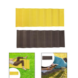 Maxbell Aluminum Waffle Mat Reliable Camping Mat for Campsite Mountaineering Outdoor Yellow