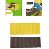 Maxbell Aluminum Waffle Mat Reliable Camping Mat for Campsite Mountaineering Outdoor Yellow