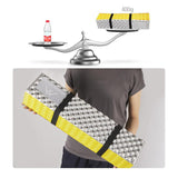 Maxbell Aluminum Waffle Mat Reliable Camping Mat for Campsite Mountaineering Outdoor Yellow