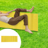 Maxbell Aluminum Waffle Mat Reliable Camping Mat for Campsite Mountaineering Outdoor Yellow