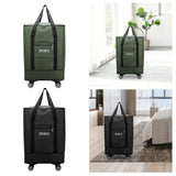 Maxbell Rolling Duffle Bag Storage Bag Waterproof Wheeled for Sports Weekend Camping green