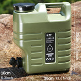 Maxbell 12L Water Container with Spigot Water Carrier for Backpacking Outdoor Hiking green