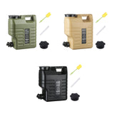 Maxbell 12L Water Container with Spigot Water Carrier for Backpacking Outdoor Hiking green