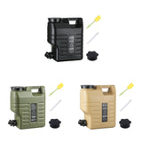 Maxbell 12L Water Container with Spigot Water Carrier for Backpacking Outdoor Hiking green