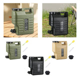 Maxbell 12L Water Container with Spigot Water Carrier for Backpacking Outdoor Hiking green