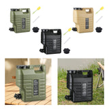 Maxbell 12L Water Container with Spigot Water Carrier for Backpacking Outdoor Hiking green