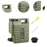 Maxbell 12L Water Container with Spigot Water Carrier for Backpacking Outdoor Hiking green