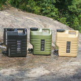 Maxbell 12L Water Container with Spigot Water Carrier for Backpacking Outdoor Hiking green