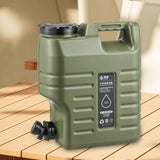 Maxbell 12L Water Container with Spigot Water Carrier for Backpacking Outdoor Hiking green