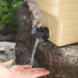 Maxbell 12L Water Container with Spigot Water Carrier for Backpacking Outdoor Hiking khaki