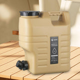 Maxbell 12L Water Container with Spigot Water Carrier for Backpacking Outdoor Hiking khaki