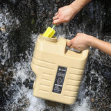 Maxbell 12L Water Container with Spigot Water Carrier for Backpacking Outdoor Hiking khaki