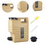 Maxbell 12L Water Container with Spigot Water Carrier for Backpacking Outdoor Hiking khaki