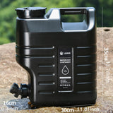 Maxbell 12L Water Container with Spigot Water Carrier for Backpacking Outdoor Hiking black