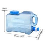 Maxbell Camping Water Container Water Barrel with Faucet for Hiking Picnic Emergency 12 L