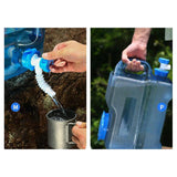 Maxbell Camping Water Container Water Barrel with Faucet for Hiking Picnic Emergency 12 L