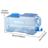 Maxbell Camping Water Container Water Barrel with Faucet for Hiking Picnic Emergency 24 L