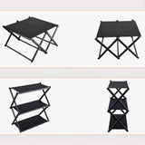 Maxbell Camping Folding Storage Rack Convenient Sturdy Holder for Home Garden Indoor