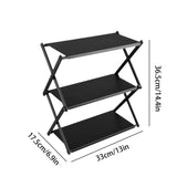 Maxbell Camping Folding Storage Rack Convenient Sturdy Holder for Home Garden Indoor