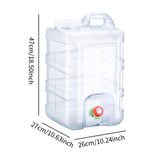 Maxbell Water Container Portable Water Storage Carrier for Backpack Survival Driving