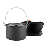 Maxbell Hanging Pot Practical Kitchen Cookware Camping Pot for BBQ Picnics Explorers