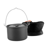 Maxbell Hanging Pot Practical Kitchen Cookware Camping Pot for BBQ Picnics Explorers