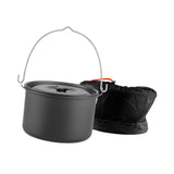 Maxbell Hanging Pot Practical Kitchen Cookware Camping Pot for BBQ Picnics Explorers